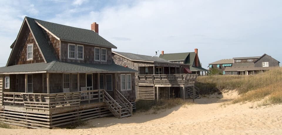 Old Nags Head Cottage Row today. Photo by Eve Turek.
