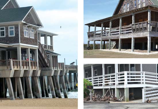 outer banks pilings