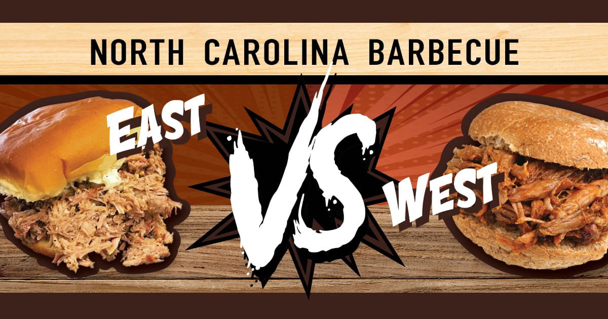North Carolina Barbecue: East vs West