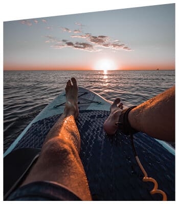 obx sup sunset