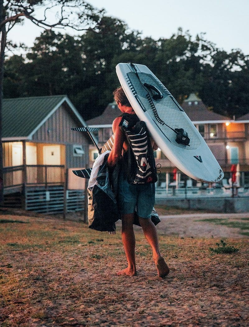 Giri Watts of Kitty Hawk Kites. Photos by Peter Watts