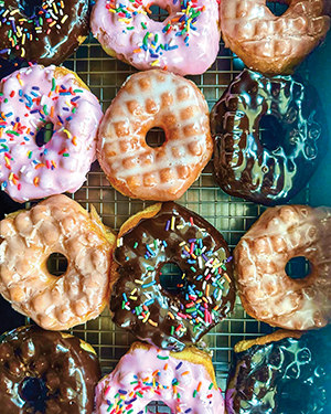 Roots & Leaves owners Luke and Natalie Harris offer Aussie style coffee and fresh-made donuts daily at their Buxton spot on Hatteras Island.