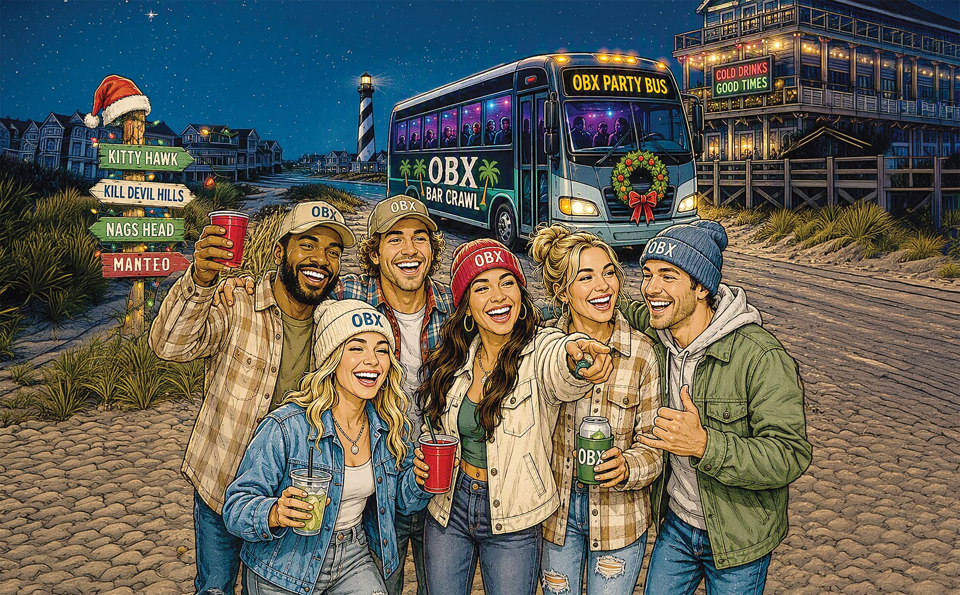 Festive Fun On Tap Again at Christmas Bars Across the OBX